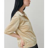 【LARUTA】ベロアポロシャツプルオーバー | NICE CLAUP / OLIVE des OLIVE　OUTLET | 詳細画像6 