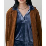 【LARUTA】ベロアポロシャツプルオーバー | NICE CLAUP / OLIVE des OLIVE　OUTLET | 詳細画像15 
