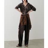 【LARUTA】ベロアポロシャツプルオーバー | NICE CLAUP / OLIVE des OLIVE　OUTLET | 詳細画像17 