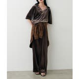 【LARUTA】ベロアポロシャツプルオーバー | NICE CLAUP / OLIVE des OLIVE　OUTLET | 詳細画像18 