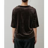 【LARUTA】ベロアポロシャツプルオーバー | NICE CLAUP / OLIVE des OLIVE　OUTLET | 詳細画像24 