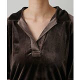 【LARUTA】ベロアポロシャツプルオーバー | NICE CLAUP / OLIVE des OLIVE　OUTLET | 詳細画像25 