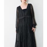 【LARUTA】レース切替ロングワンピース | NICE CLAUP / OLIVE des OLIVE OUTLET | 詳細画像8