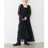 【LARUTA】レース切替ロングワンピース | NICE CLAUP / OLIVE des OLIVE OUTLET | 詳細画像10