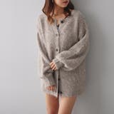モカ | ふわふわシャギーカーディガン | RMAF NICE CLAUP / OLIVE des OLIVE