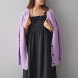 ピンク | ふわふわシャギーカーディガン | RMAF NICE CLAUP / OLIVE des OLIVE