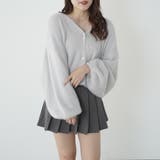 シャギーヤーンショート丈カーディガン | RMAF NICE CLAUP / OLIVE des OLIVE | 詳細画像4