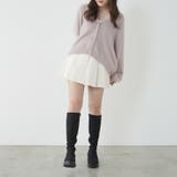 シャギーヤーンショート丈カーディガン | RMAF NICE CLAUP / OLIVE des OLIVE | 詳細画像13