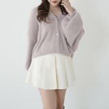 シャギーヤーンショート丈カーディガン | RMAF NICE CLAUP / OLIVE des OLIVE | 詳細画像9