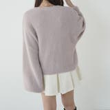 シャギーヤーンショート丈カーディガン | RMAF NICE CLAUP / OLIVE des OLIVE | 詳細画像11