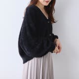 シャギーヤーンショート丈カーディガン | RMAF NICE CLAUP / OLIVE des OLIVE | 詳細画像23