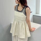 【SET UP対応アイテム】バックリボンキャミビスチェ | NICE CLAUP / OLIVE des OLIVE OUTLET | 詳細画像1