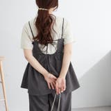 チャコール | 【SET UP対応アイテム】バックリボンキャミビスチェ | NICE CLAUP / OLIVE des OLIVE OUTLET