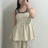 【SET UP対応アイテム】バックリボンキャミビスチェ | NICE CLAUP / OLIVE des OLIVE OUTLET | 詳細画像3