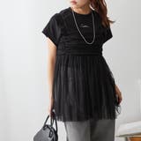 ブラック | ラメチュールチュニック | NICE CLAUP / OLIVE des OLIVE OUTLET