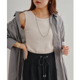 バックオープンノースリーブ | NICE CLAUP / OLIVE des OLIVE　OUTLET | 詳細画像1 