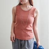 オレンジ | バックオープンノースリーブ | NICE CLAUP / OLIVE des OLIVE　OUTLET