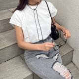 【コットン100%、サスティナブル】8色展開オーガニックコットンフレンチTシャツ | NICE CLAUP / OLIVE des OLIVE OUTLET | 詳細画像4