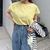【コットン100%、サスティナブル】8色展開オーガニックコットンフレンチTシャツ | NICE CLAUP / OLIVE des OLIVE OUTLET | 詳細画像16