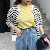 【コットン100%、サスティナブル】8色展開オーガニックコットンフレンチTシャツ | NICE CLAUP / OLIVE des OLIVE OUTLET | 詳細画像17
