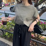 【コットン100%、サスティナブル】8色展開オーガニックコットンフレンチTシャツ | NICE CLAUP / OLIVE des OLIVE OUTLET | 詳細画像23