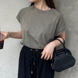 【コットン100%、サスティナブル】8色展開オーガニックコットンフレンチTシャツ | NICE CLAUP / OLIVE des OLIVE OUTLET | 詳細画像24