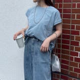 【コットン100%、サスティナブル】8色展開オーガニックコットンフレンチTシャツ | NICE CLAUP / OLIVE des OLIVE OUTLET | 詳細画像31
