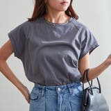 【コットン100%、サスティナブル】8色展開オーガニックコットンフレンチTシャツ | NICE CLAUP / OLIVE des OLIVE OUTLET | 詳細画像32