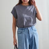 【コットン100%、サスティナブル】8色展開オーガニックコットンフレンチTシャツ | NICE CLAUP / OLIVE des OLIVE OUTLET | 詳細画像33