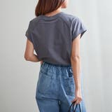【コットン100%、サスティナブル】8色展開オーガニックコットンフレンチTシャツ | NICE CLAUP / OLIVE des OLIVE OUTLET | 詳細画像34