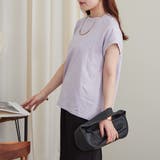 【コットン100%、サスティナブル】8色展開オーガニックコットンフレンチTシャツ | NICE CLAUP / OLIVE des OLIVE OUTLET | 詳細画像40