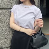 【コットン100%、サスティナブル】8色展開オーガニックコットンフレンチTシャツ | NICE CLAUP / OLIVE des OLIVE OUTLET | 詳細画像1