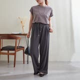 【コットン100%、サスティナブル】8色展開オーガニックコットンフレンチTシャツ | NICE CLAUP / OLIVE des OLIVE OUTLET | 詳細画像45