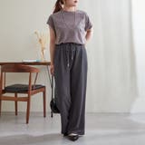【コットン100%、サスティナブル】8色展開オーガニックコットンフレンチTシャツ | NICE CLAUP / OLIVE des OLIVE OUTLET | 詳細画像46