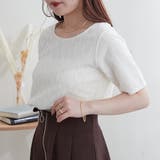 【EC】チュールふくれジャガードプルオーバー | NICE CLAUP / OLIVE des OLIVE OUTLET | 詳細画像12