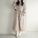グレージュ | マルチ2WAYトレンチコート | RMAF NICE CLAUP / OLIVE des OLIVE