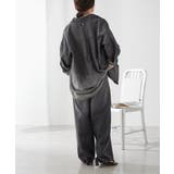 【ユニセックス】 グラデーションデニムBIGシャツ | NICE CLAUP / OLIVE des OLIVE OUTLET | 詳細画像9