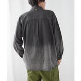 【ユニセックス】 グラデーションデニムBIGシャツ | NICE CLAUP / OLIVE des OLIVE OUTLET | 詳細画像12