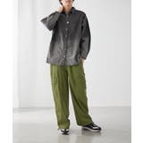【ユニセックス】 グラデーションデニムBIGシャツ | NICE CLAUP / OLIVE des OLIVE OUTLET | 詳細画像14