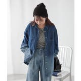 【ユニセックス】 グラデーションデニムBIGシャツ | NICE CLAUP / OLIVE des OLIVE OUTLET | 詳細画像21