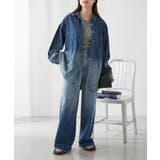【ユニセックス】 グラデーションデニムBIGシャツ | NICE CLAUP / OLIVE des OLIVE OUTLET | 詳細画像24