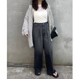 【NUNIFE】バックプリントストライプシャツ | NICE CLAUP / OLIVE des OLIVE OUTLET | 詳細画像10