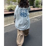 【NUNIFE】バックプリントストライプシャツ | NICE CLAUP / OLIVE des OLIVE OUTLET | 詳細画像14
