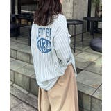 【NUNIFE】バックプリントストライプシャツ | NICE CLAUP / OLIVE des OLIVE OUTLET | 詳細画像17