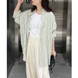 【NUNIFE】バックプリントストライプシャツ | NICE CLAUP / OLIVE des OLIVE OUTLET | 詳細画像22