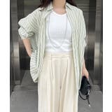 【NUNIFE】バックプリントストライプシャツ | NICE CLAUP / OLIVE des OLIVE OUTLET | 詳細画像24
