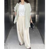 【NUNIFE】バックプリントストライプシャツ | NICE CLAUP / OLIVE des OLIVE OUTLET | 詳細画像25