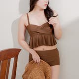 【WEB限定】M,Lサイズ展開ぺプラムビキニ 体型カバー水着 | NICE CLAUP / OLIVE des OLIVE　OUTLET | 詳細画像14 