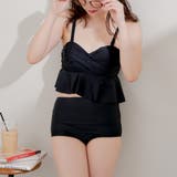 【WEB限定】M,Lサイズ展開ぺプラムビキニ 体型カバー水着 | NICE CLAUP / OLIVE des OLIVE　OUTLET | 詳細画像25 