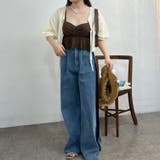 【WEB限定】M,Lサイズ展開ぺプラムビキニ 体型カバー水着 | NICE CLAUP / OLIVE des OLIVE　OUTLET | 詳細画像43 